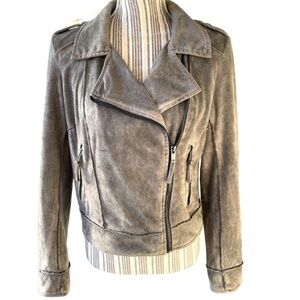 𝅺COFFEESHOP faux suede jacket, size M, excellent condition, soft, fully lined